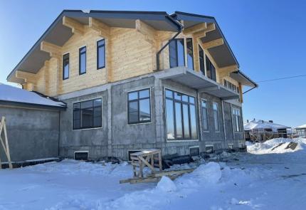 Дом из клееного бруса Казахстан – строительство под ключ по выгодной цене в  | Кадрин